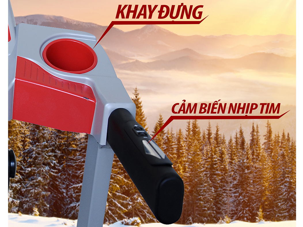 Máy chạy bộ điện đa năng Genus-402F