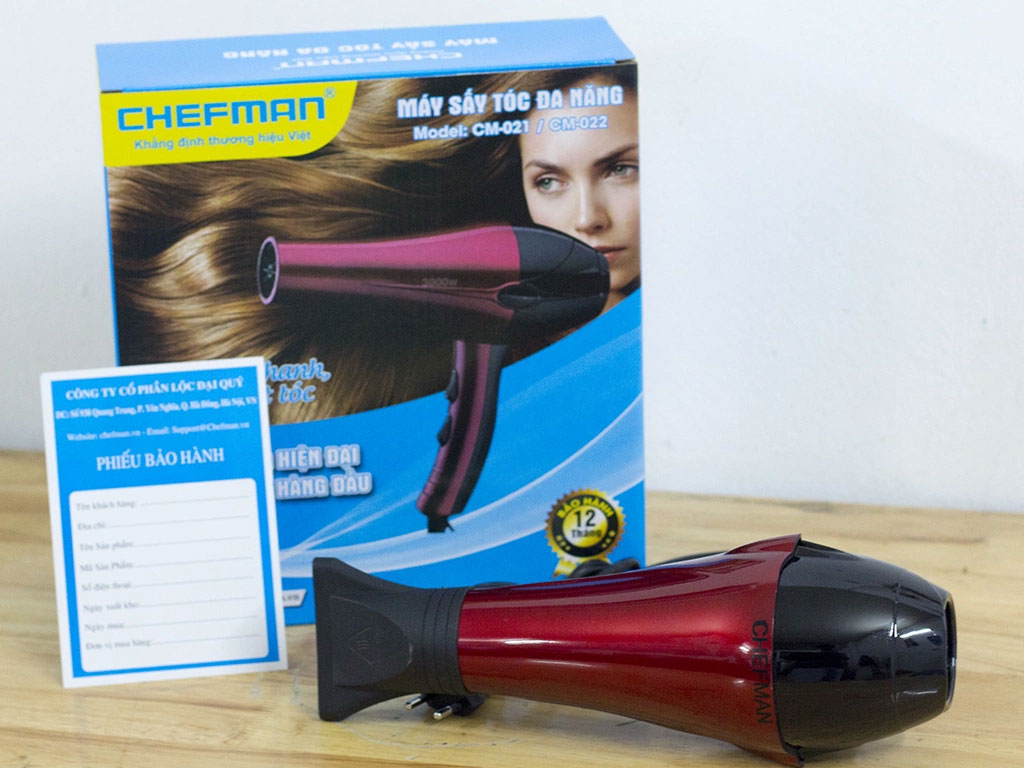 Máy sấy tóc Chefman CM-021/CM-022
