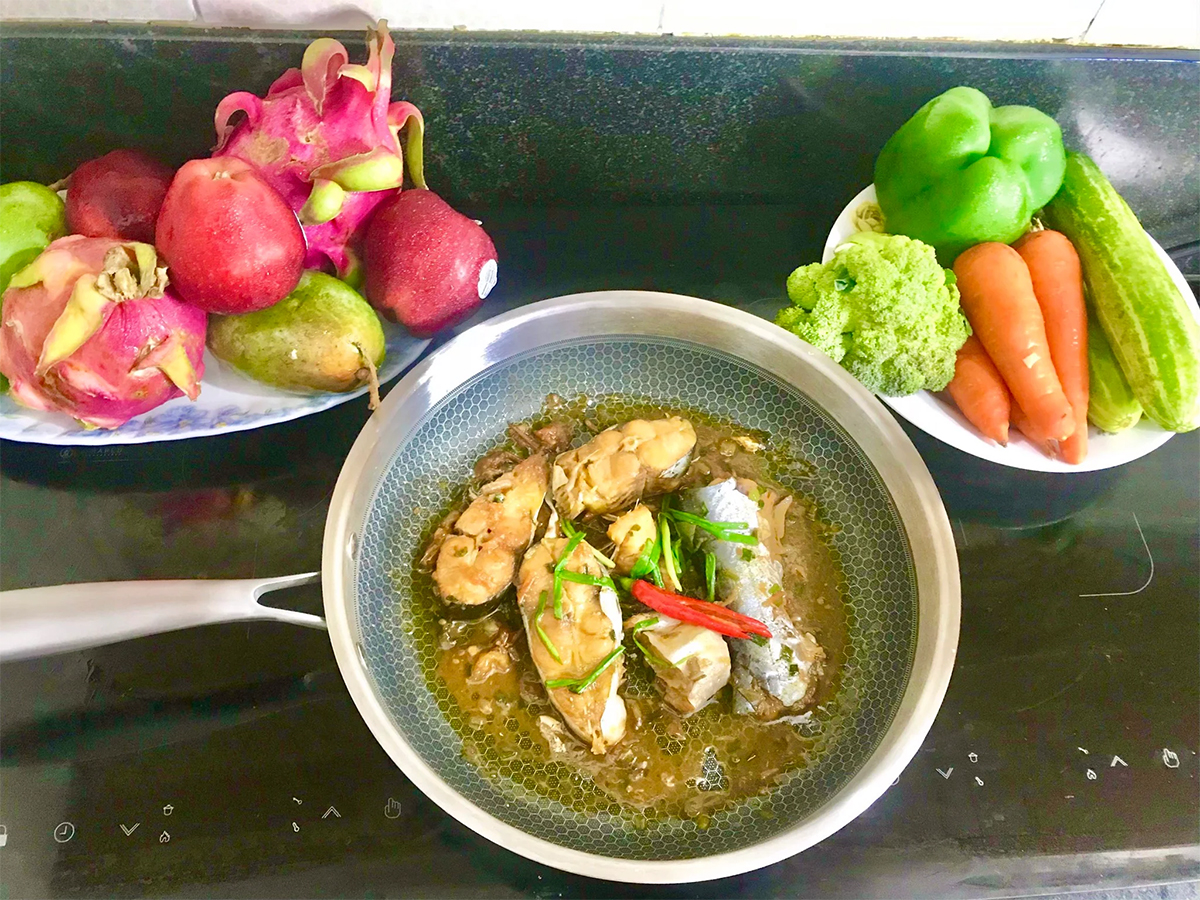 Chảo chống dính Mishio Black Cube MK251 Size 28