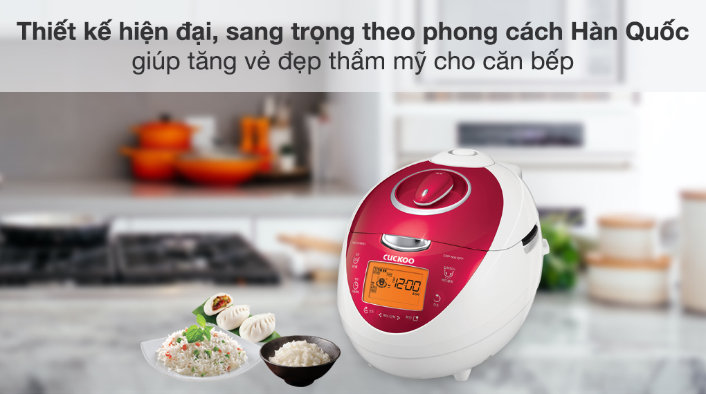 Nồi cơm điện tử áp suất Cuckoo 1.08 lít CRP-N0601F