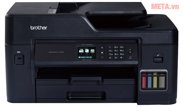 Máy in phun Brother MFC-T4500DW (in phun đa năng khổ A3)