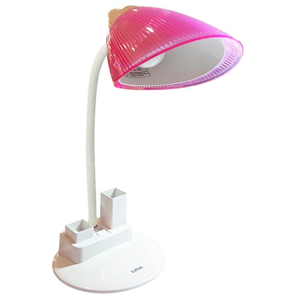 Đèn bàn học bóng led 5W Lioa 01A (Có 1 hộp ghim, 1 hộp bút)