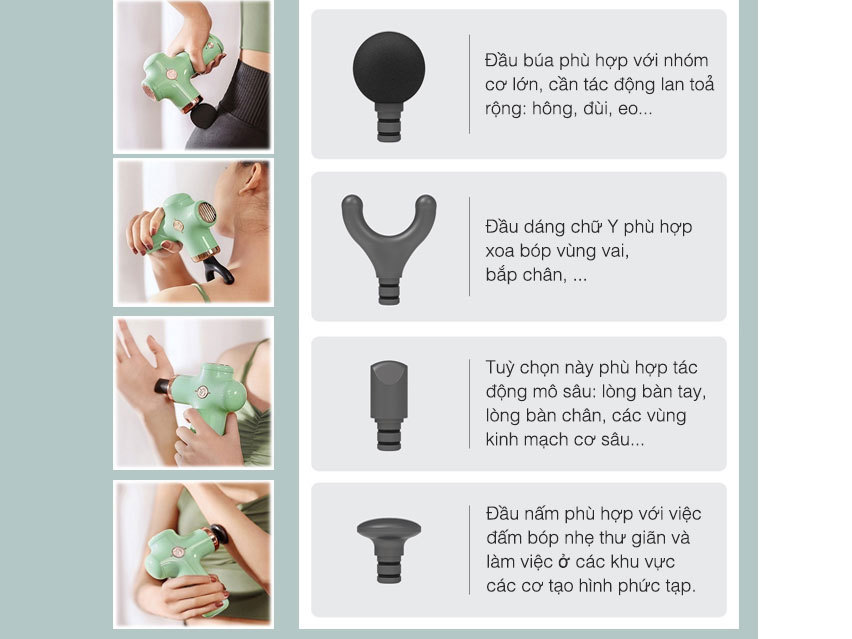 Máy mát xa mini cầm tay Yesoul MG11