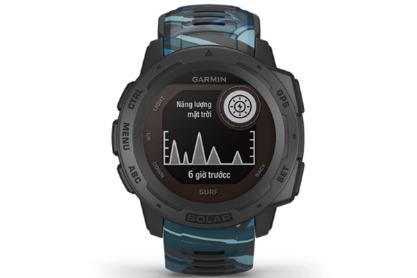 Đồng hồ thông minh Garmin Instinct Solar (Phiên bản lướt sóng) 010-02293-74