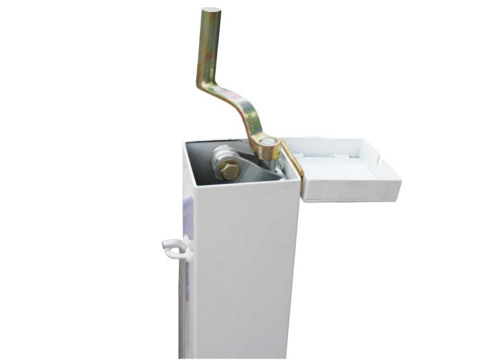 Trụ tennis padel đặt nổi ống kẽm vuông 80mm x 80mm Sodex S26222