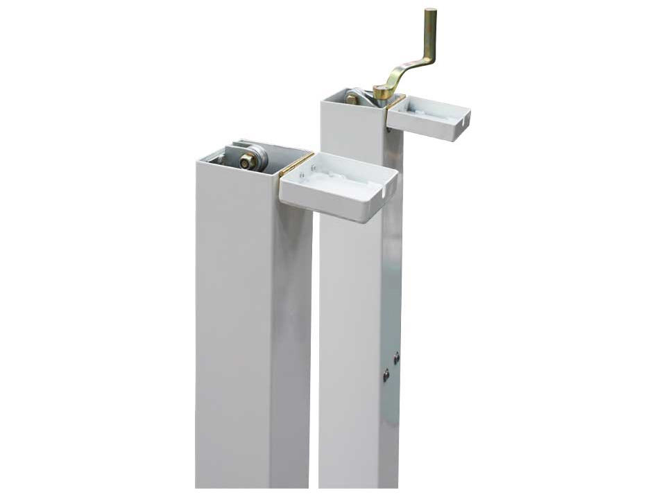 Trụ tennis padel đặt nổi ống kẽm vuông 80mm x 80mm Sodex S26222