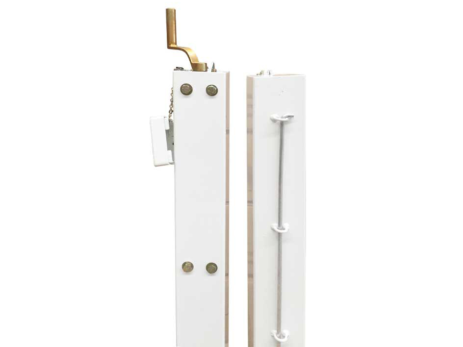 Trụ tennis đặt nổi, ống thép mạ kẽm 100 x 100mm, tăng đơ trong SODEX S25256