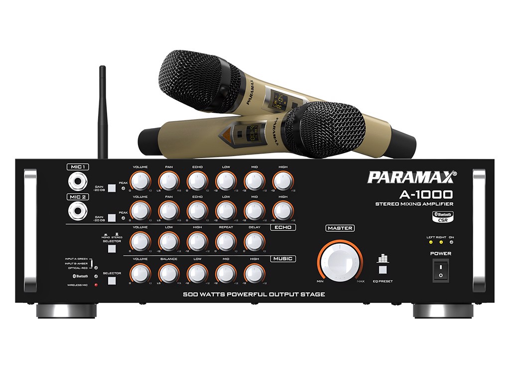 Bộ Karaoke và nghe nhạc Paramax CBZ-2000