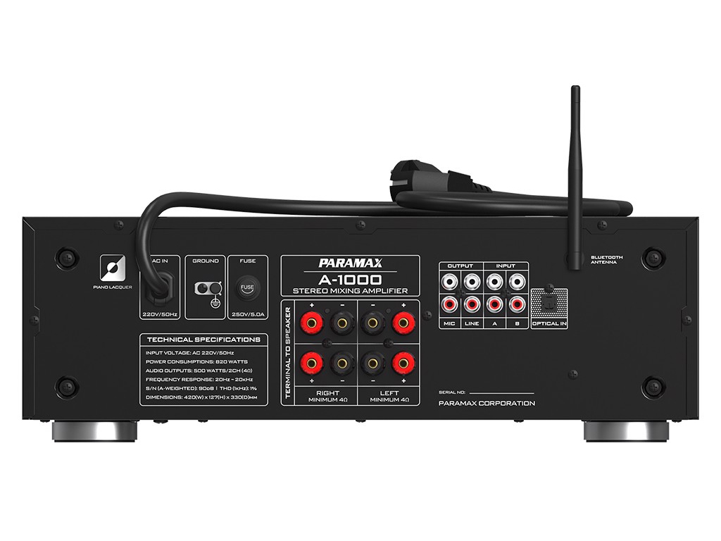 Bộ Karaoke và nghe nhạc Paramax CBZ-2000