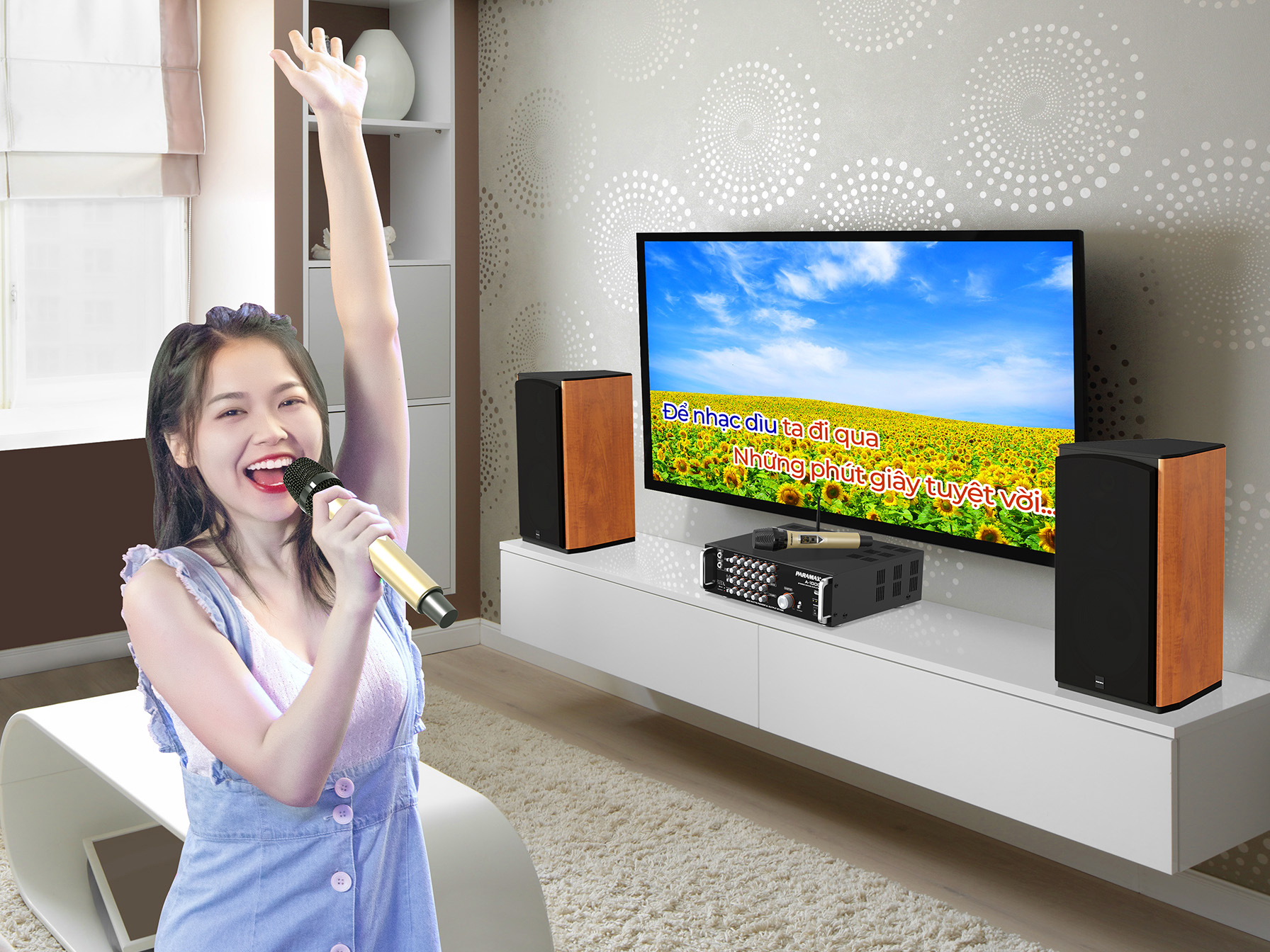 Bộ Karaoke và nghe nhạc Paramax CBZ-2000