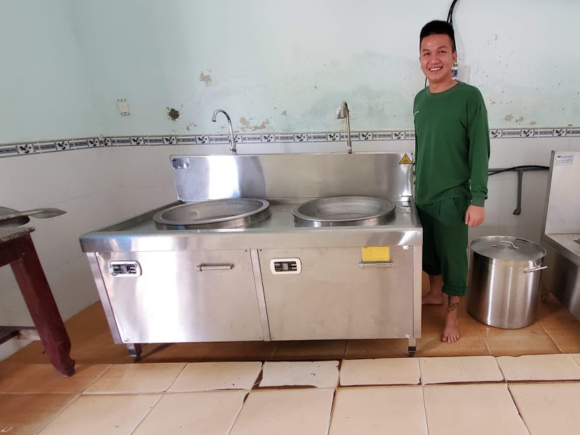 Bếp từ công nghiệp đôi lõm liền chảo phi 800 Việt Hàn VH15KL800x2-IH52 (15KW - 380V)