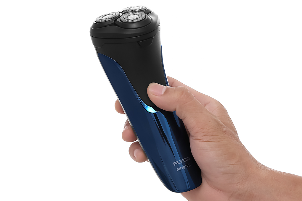 Máy cạo râu 3 lưỡi kép chống thấm nước Flyco FS-197VN