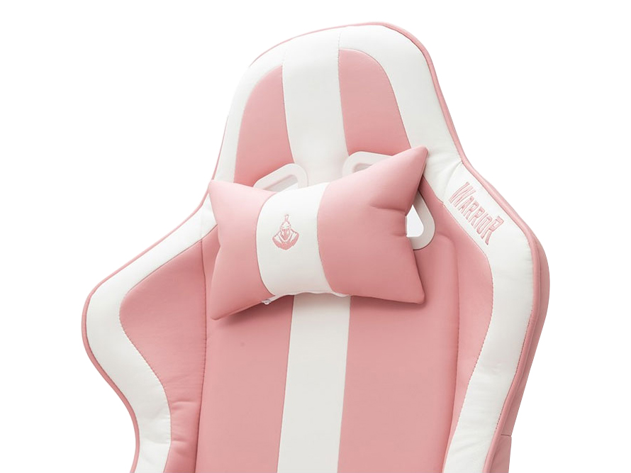 Ghế chơi game Warrior Raider Series WGC206 Plus White/Pink