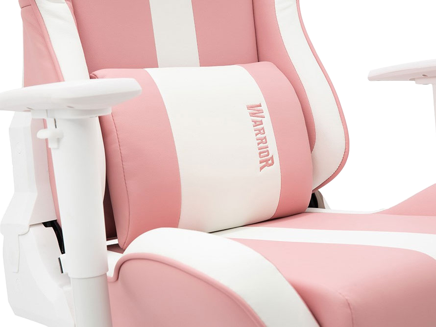 Ghế chơi game Warrior Raider Series WGC206 Plus White/Pink