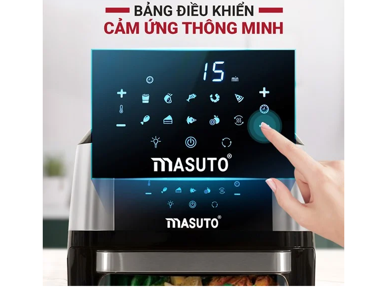Nồi chiên không dầu Air Fryer Masuto LBAF037 - 12 lít
