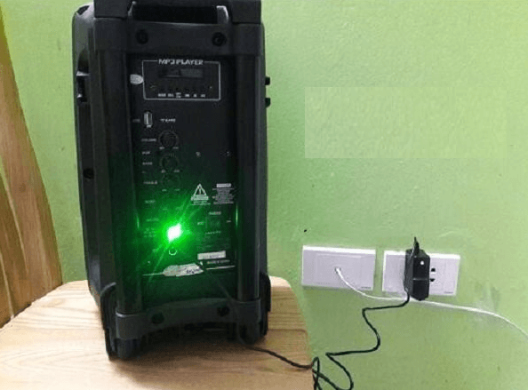 Kiểm tra lại mức pin của loa kéo