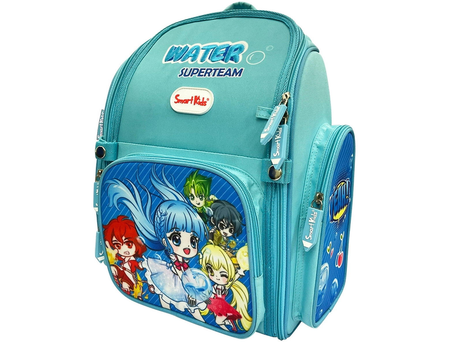 Ba lô chống gù Super Team-Water B-011 - Xanh nhạt