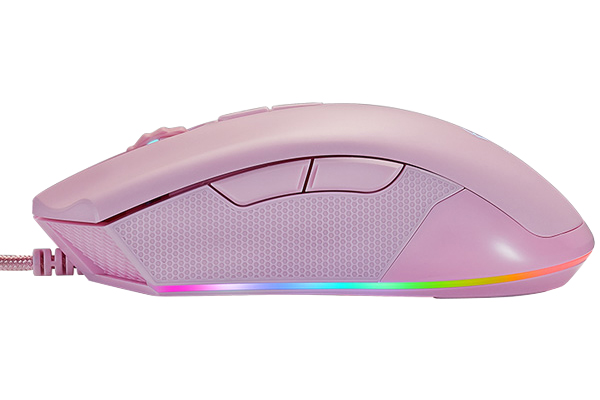 Chuột gaming BJX M9 Pink RGB led
