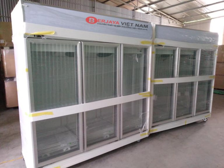 Tủ mát 3 cánh kính Berjaya 3D/DC-SM - 1.351 lít