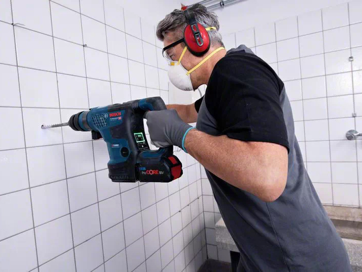 Máy khoan búa Bosch GBH 18V-34 CF (solo, chưa pin, sạc)