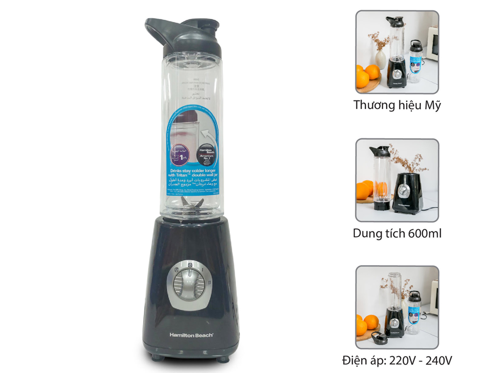 Máy xay sinh tố cầm tay 2 lớp Hamilton Beach 51241-SAU