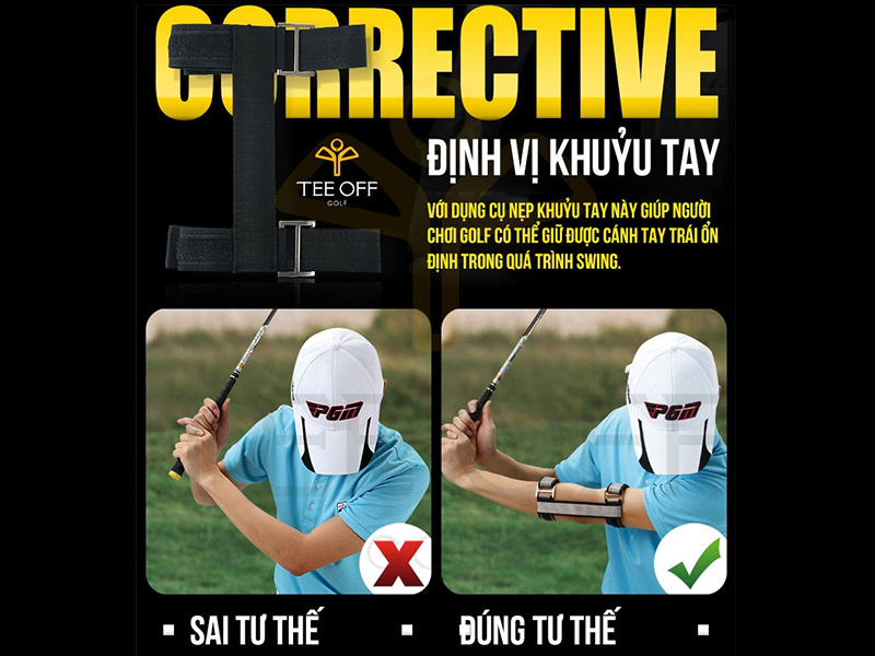 Nẹp định vị khuỷu tay chơi golf PGM JZQ006