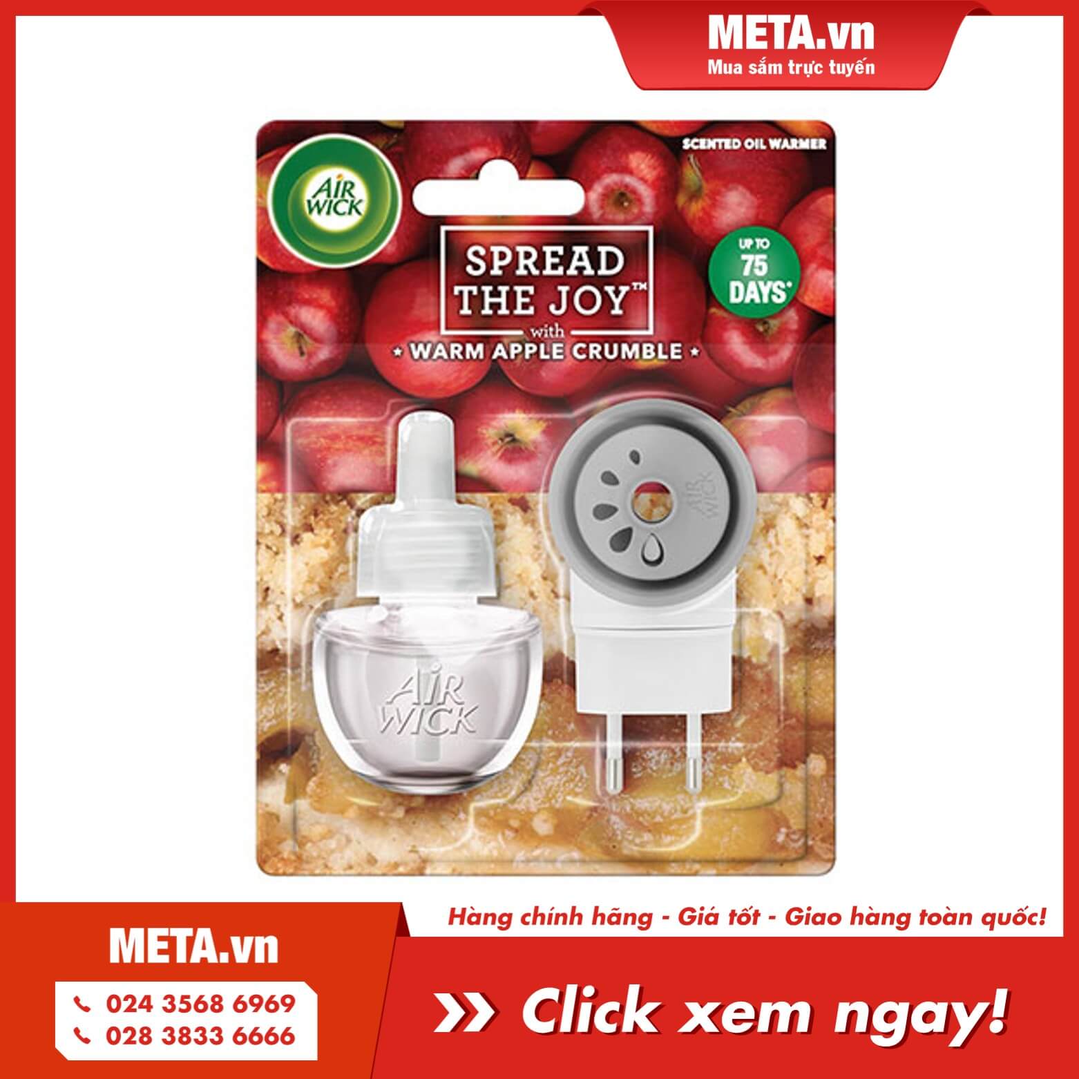 Mua ngay bộ tinh dầu cắm điện Airwick Aroma Oil Diffuser