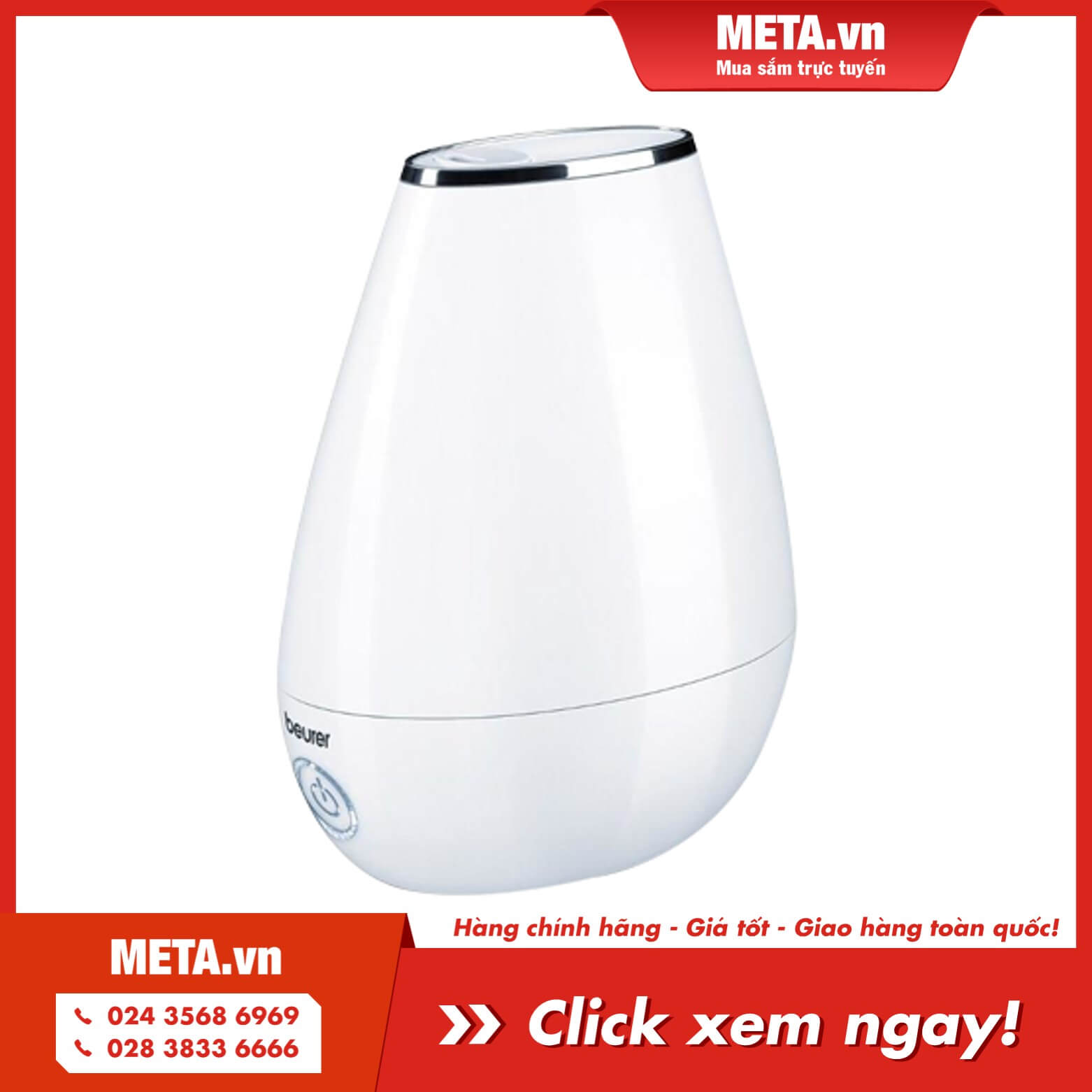 Mua ngay máy làm ẩm không khí và làm thơm bằng tinh dầu Beurer LB37
