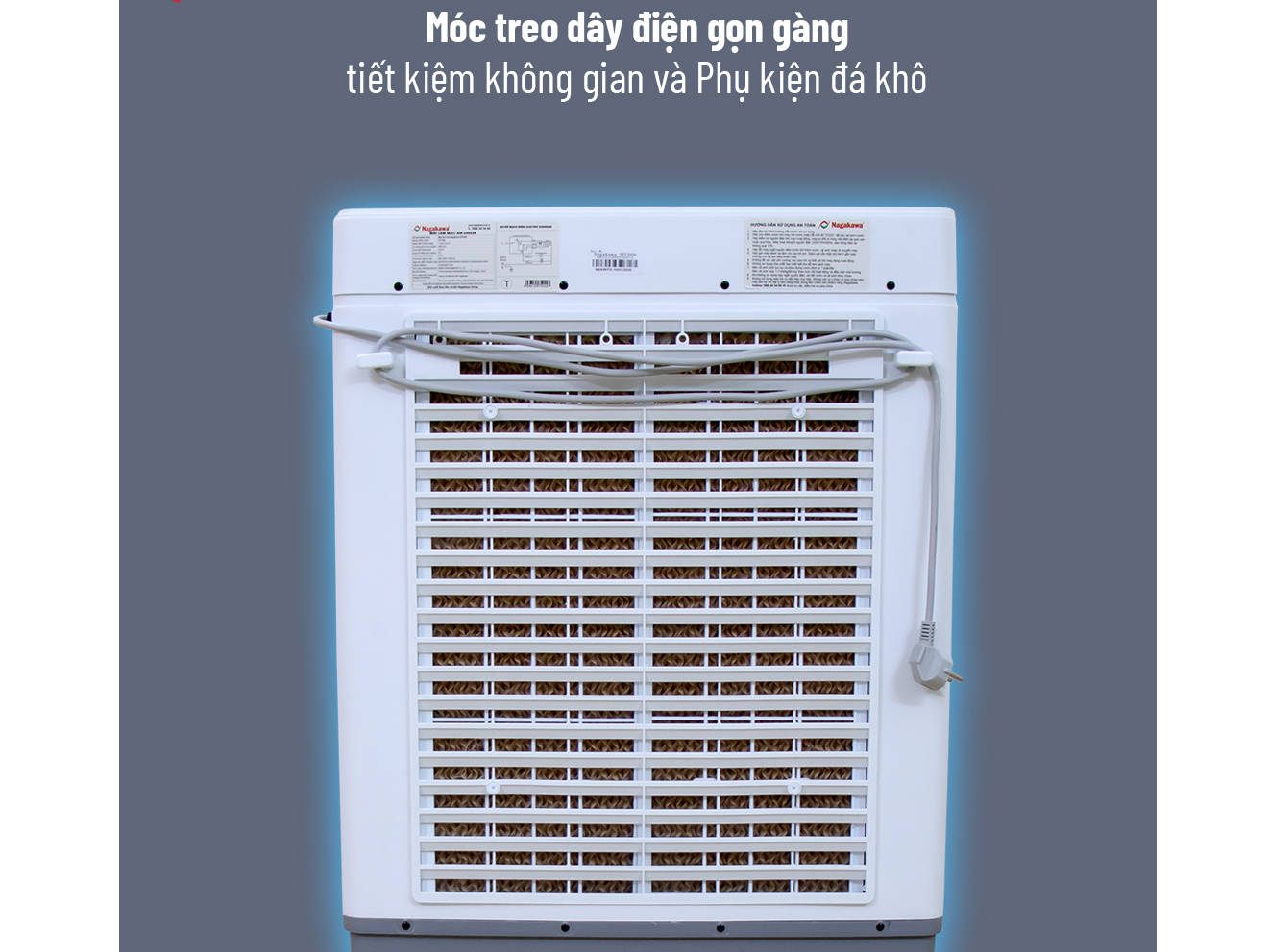 Máy làm mát Nagakawa NFC111 (70 lít) - Đảo gió đa chiều