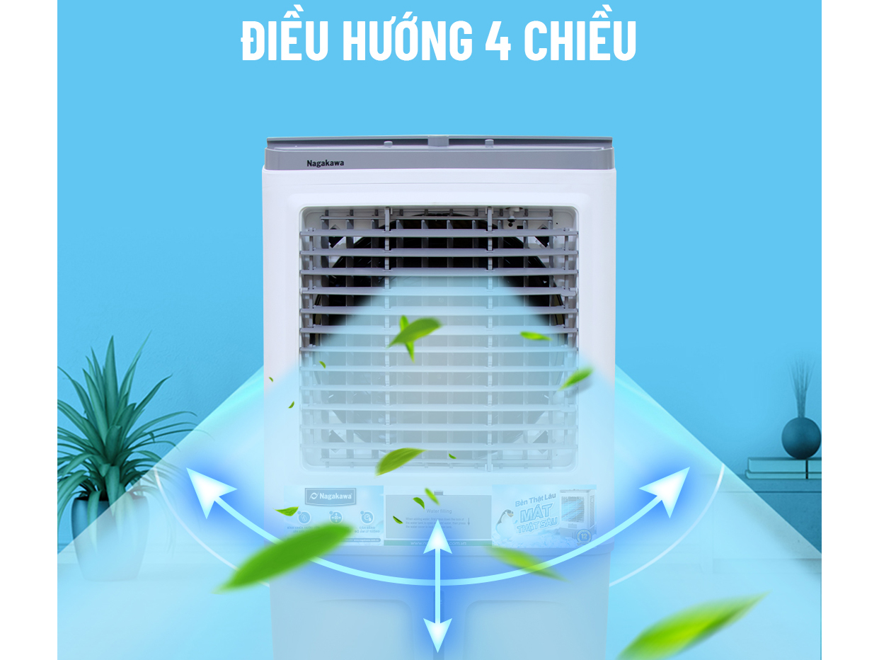 Máy làm mát Nagakawa NFC111 (70 lít) - Đảo gió đa chiều