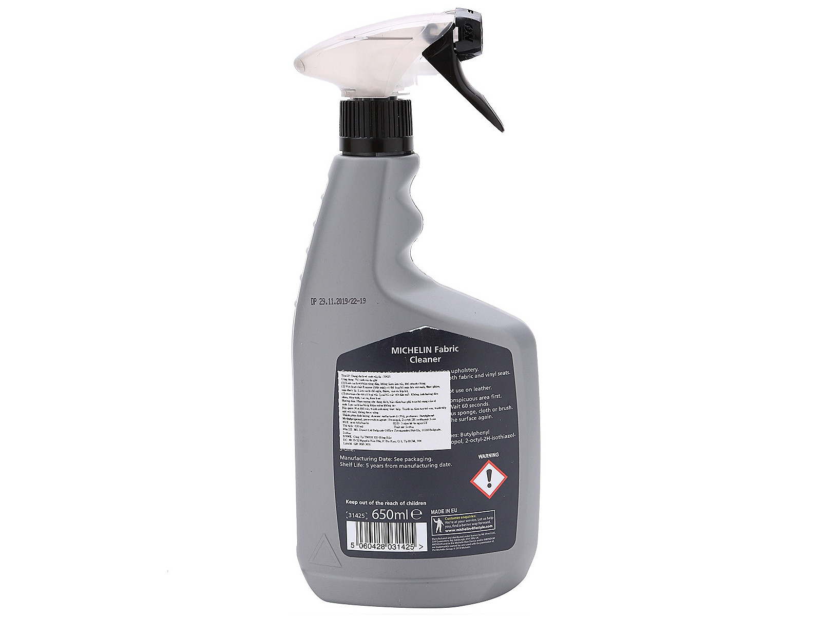 Dung dịch vệ sinh nội thất Michelin Fabric Cleaner W31425 - 600ml