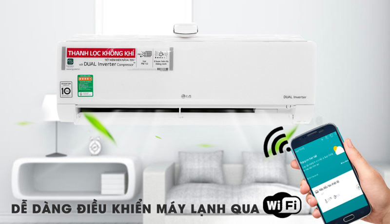 Điều hòa LG 1 chiều Inverter 24.000 BTU Smart ThinQ V24API1 (kết nối wifi)