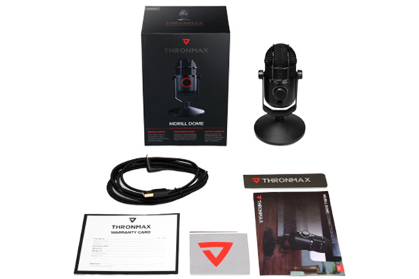 Microphone Thronmax Mdrill Dome M3 Jet Black