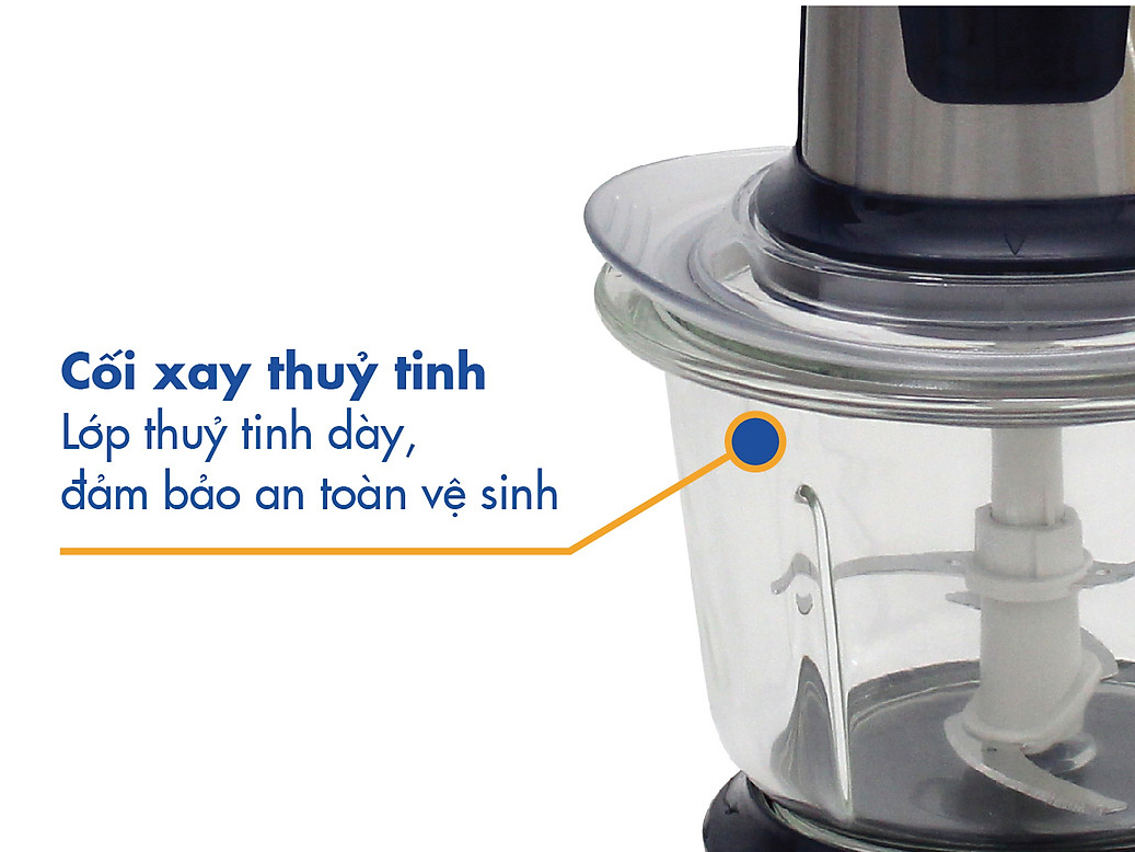 Máy xay thịt Korea King PMC-15B/R - 1.5 lít