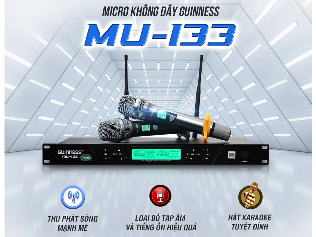 Micro không dây Guinness MU-133