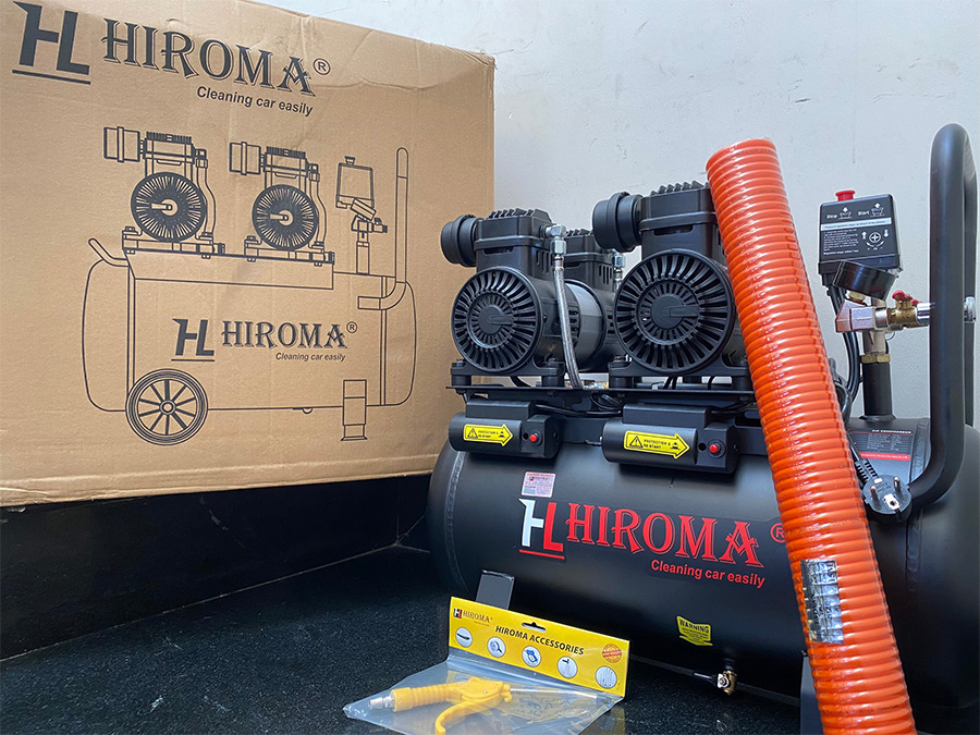 Máy nén khí chính hãng Hiroma DHL-0550 Plus (50 lít)