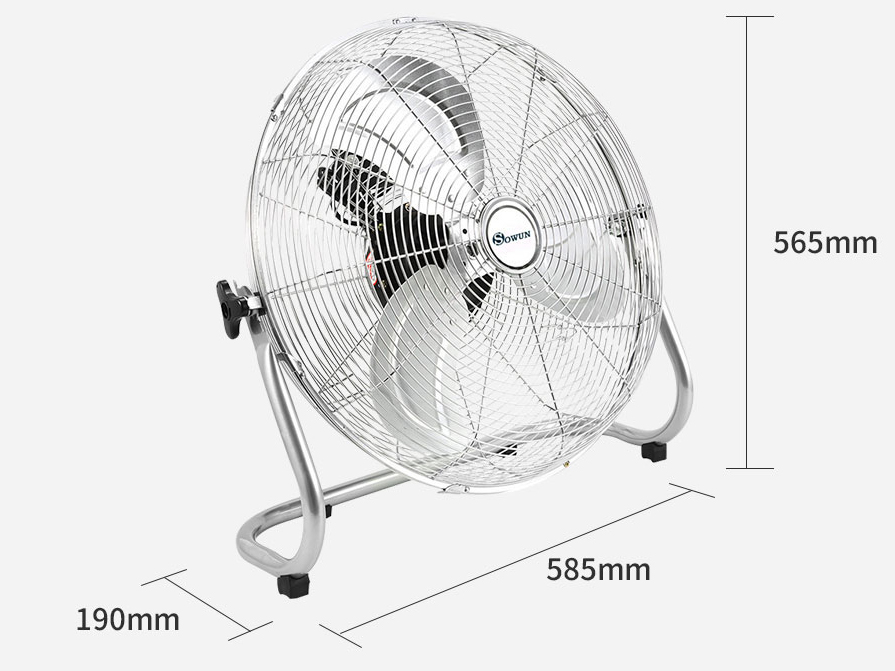 Quạt sàn công nghiệp Sowun SW 829 (135w, 3 tốc độ, sải cánh 50cm)