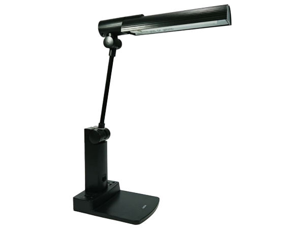 Đèn bàn khớp quay bóng led 7w LiOA 03A (Có 2 ổ cắm đa năng)