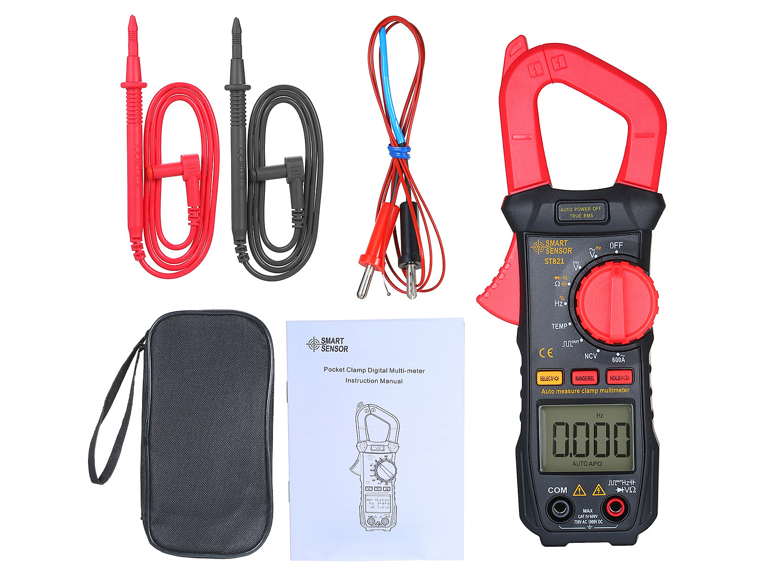 Ampe kìm AC Smartsensor ST821