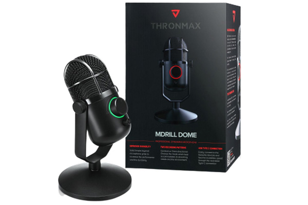 Microphone Thronmax Mdrill Dome M3 Plus Jet Black