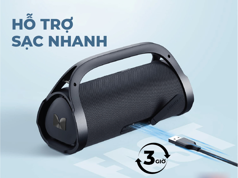 Loa Bluetooth di động Monster Adventurer MAX (MS22101-Black)