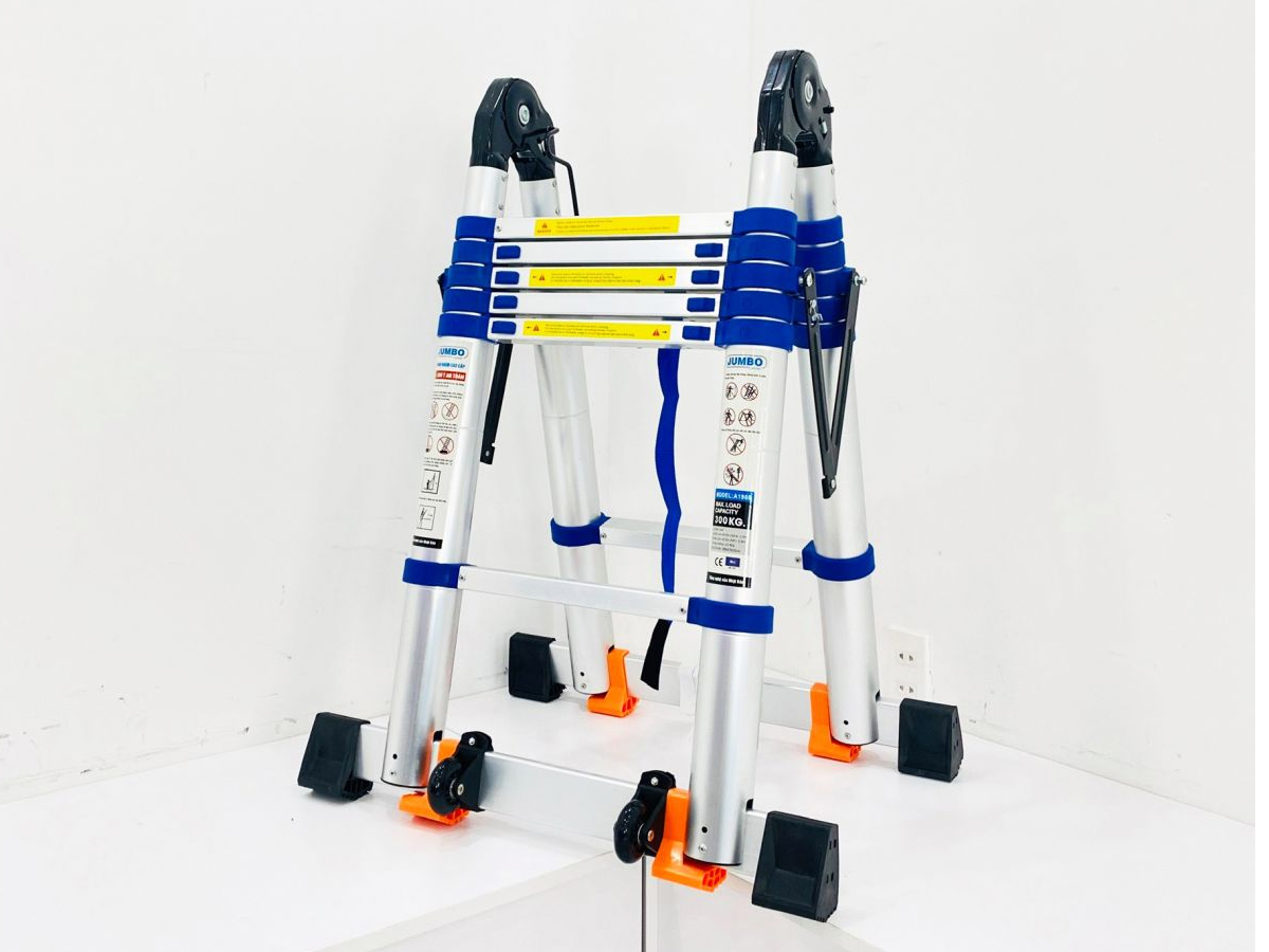 Thang nhôm rút đôi Jumbo A190B - CHÍNH HÃNG GIÁ TỐT