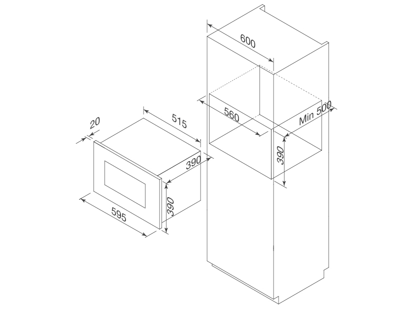 Lò vi sóng Malloca MW-927I - 27 lít