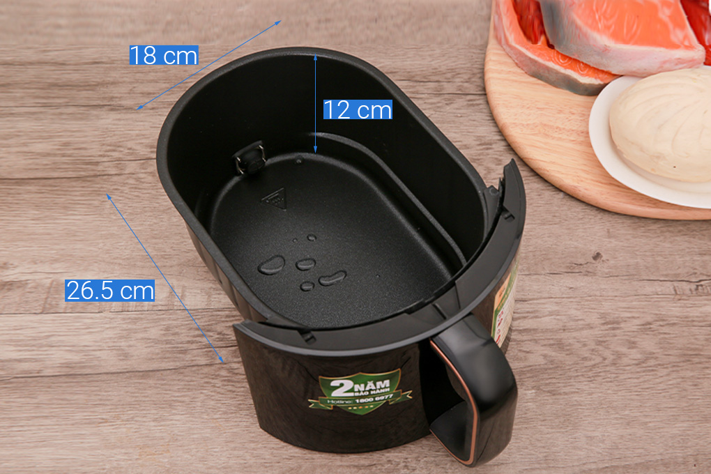 Nồi chiên không dầu kết hợp hấp Magic Eco S05 - 5 lít