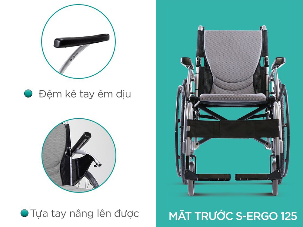 Xe lăn tay S-Ergo 125 (KM-1520.3)