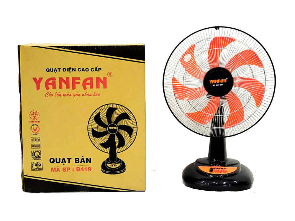 Quạt bàn YANFAN B419 (lồng xi)