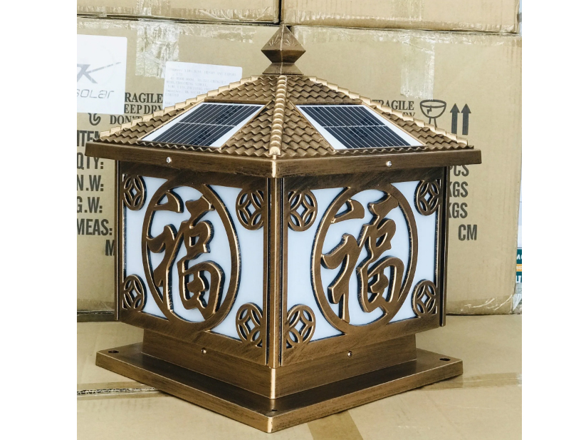 Đèn trụ cổng năng lượng mặt trời MK-1601