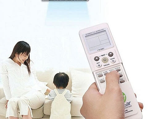 Không cài đặt nhiệt độ chênh lệch quá 10 độ C so với môi trường bên ngoài