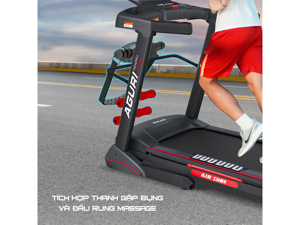 Máy chạy bộ điện đa năng Aguri AGT - 110L
