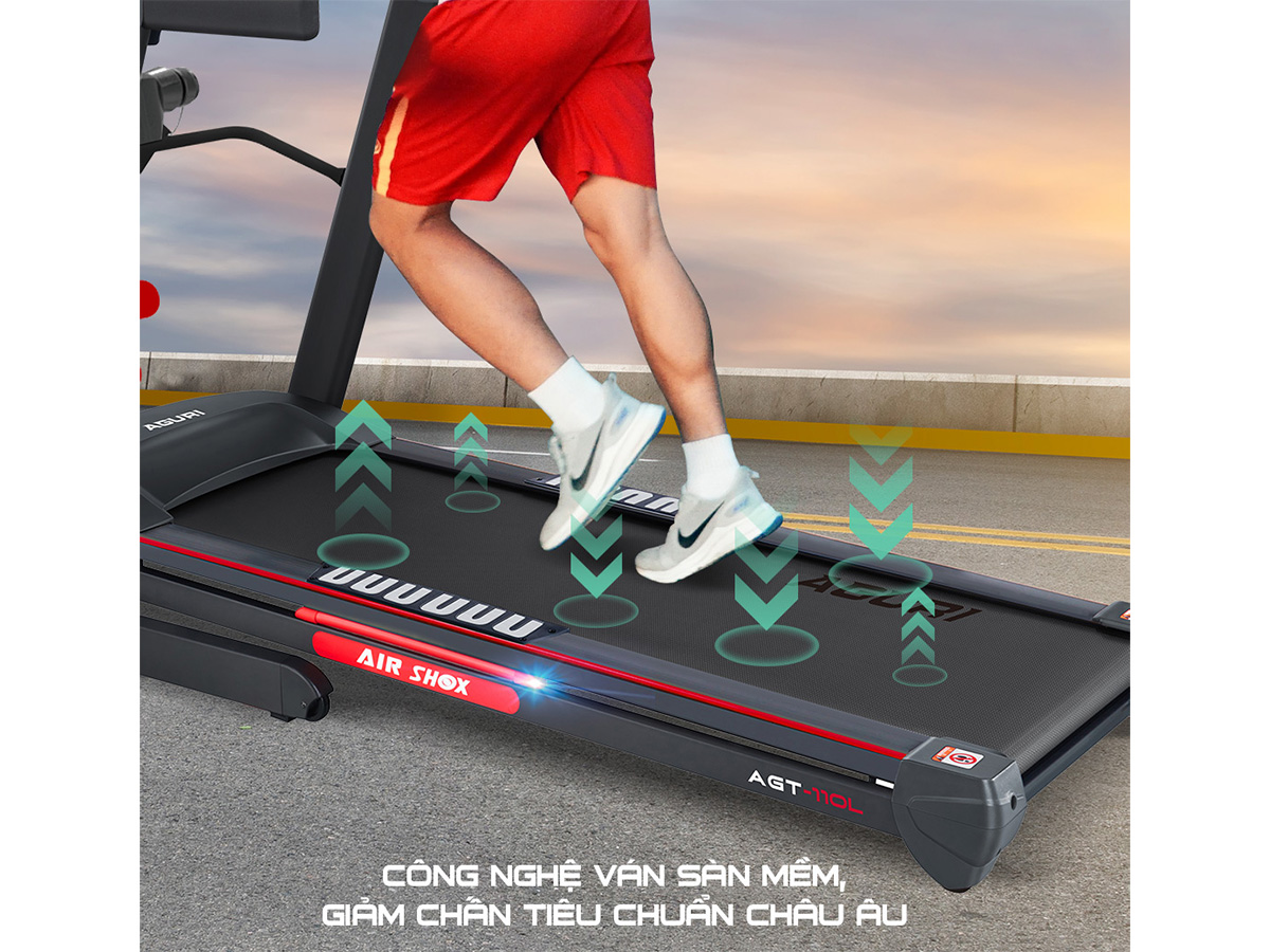 Máy chạy bộ điện đa năng Aguri AGT - 110L